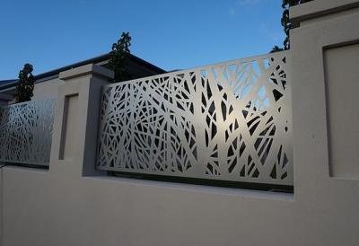 중국 Architectural Metal Aluminum Decorative Laser Cut Fencing Panels or steel panels 판매용