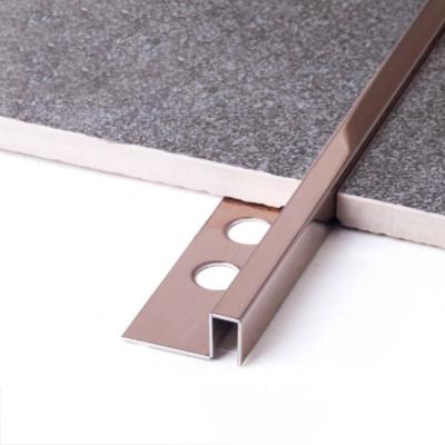 China Metal Matt Tile Trim 201 304 316 Mirror Hairline Brushed Finish for sale