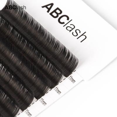 China Private Label Ellipse Eyelash Extension Flat Classic Ellipse Flat Lashes for sale