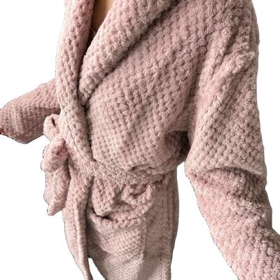 China New Style QUICK DRY Custom Factory Sale Super Soft Various Women Long Sleeve Hooded Bathrobe for sale