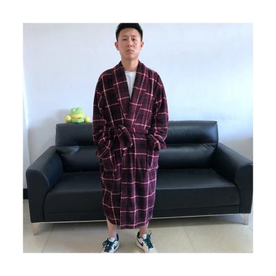 China Type 100% Polyester Bargain Price New Coral Velvet Bathrobe Hotel For Men for sale