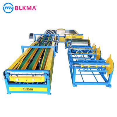 China Full Automatic HVAC U 5 Shape Air Duct Production Line Duct Making Machine blkma for sale