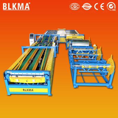 China Energy Supply Factory Directly Supply HVAC Pipe Duct Making Machine U Supe Automatic Duct Making Line 5 for sale