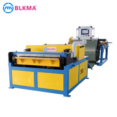 China Building Material Stores BLKMA Siemens Electric Automatic Conduit Bending Machine, decoiler HVAC Conduit Coil Line for sale