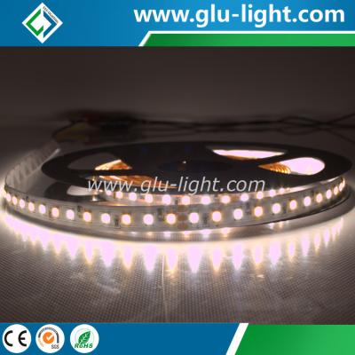 China Warehouse high quality 2835 bi color 2835 led strip lights Warehouse High CRI Strip Lights Ra95 2835 led cct strip light for sale