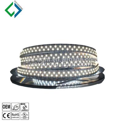 China Warehouse Super Lumen 2216 Led Strip High Density 2216 Bi Color 560led/m Dot Free Led Strip For Linear Alu Light Fixture for sale