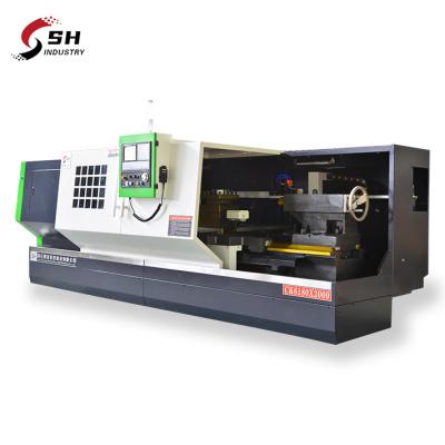 China Building Material Stores CNC Lathe Live Tooling Auto Feeder Cnc Lathe Machine Fanuc CK6180 CNC Lathe for sale