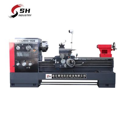 China Building Material Shops New Gear Head Metal Manual Lathe Machine for sale