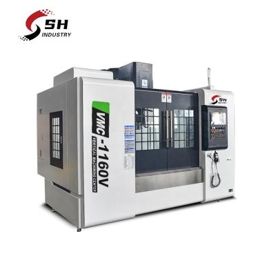 China General Machinery Processing VMC1160 Fanuc CNC Vertical Machining Center With 4 Axis Function for sale