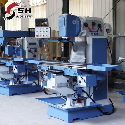 China Building Material Shops Work Drilling Machine Milling and Rotary Table Vertical Milling Machine X5036 for sale for sale