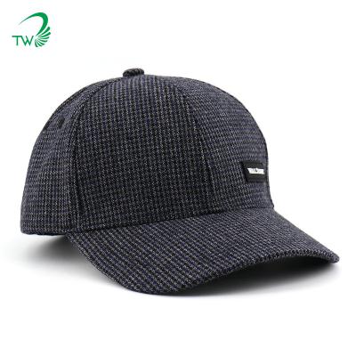 China JOINT Embroidery Custom Logo / Woven Patch Dad Baseball Cap Hat White Adults Sport Hat for sale