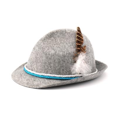 China 100% Wool COMMON Custom Party Felt Hats Fedora Hats Packable Travel Hat Feminine Female Hat for sale