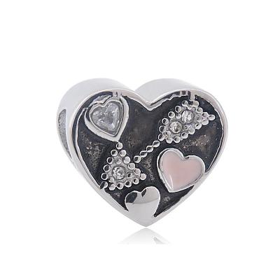 China Qings Stainless Steel Ice Cream Pendant Heart Shaped Pendant Cute Custom Pendant for sale