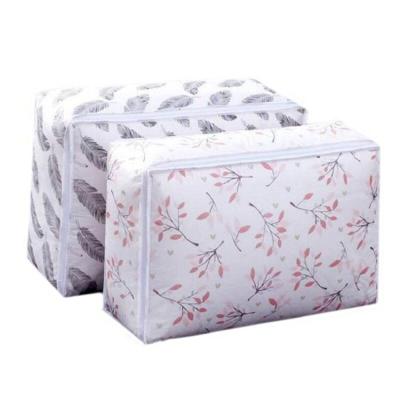 China Hot Sale Large Capacity Recyclable Clothes Bag Closet Storage Bag Organizer With Handles for sale