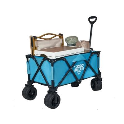 China Outdoor portable folding beach cart factory wholesale folding camp cart all terrain garden cart for sale