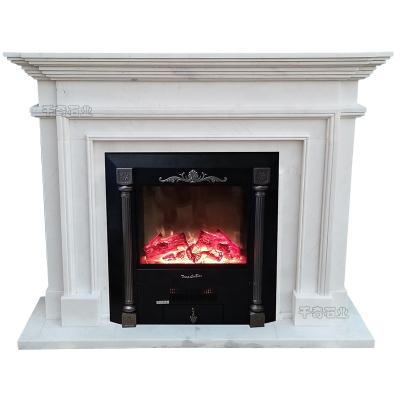 China Simple Look Traditional White Modern Style Decorative Mantel Popular Custom Free Core Decorative Mantel for sale