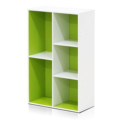 China MDF Modern Style Wood Knock Down Furniture File Storage Cabinet Cube Shelf Cabinet For Book Display Cabinet for sale