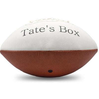 China Eco-friendly Custom PU Soccer Logo Entertainment Game Hot Selling American Football for sale