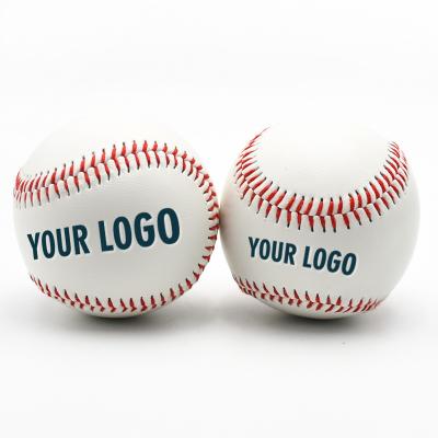 China Soft Hard Leather Eco-friendly ECO Soft Leather Soft Baseball Ball Official Size 5 Professional Baseballs for sale