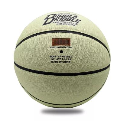 China Eco - Friendly Chinese Suppliers Glow In The Dark Basketball For Training / Game for sale