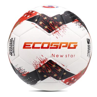 China Soccer Training Best Football Good Quality Factory Directly Customize Logo PU Leather Size 5 Soccer Balls For Game for sale