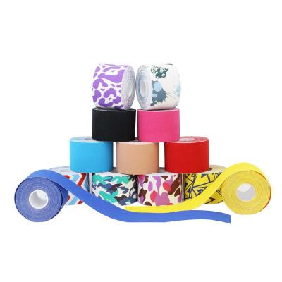 China Kinesis Comfortable Breathable Official Tape Custom Muscle Sports Tape Storage Protective Color Athletic Sports Cool Tape for sale