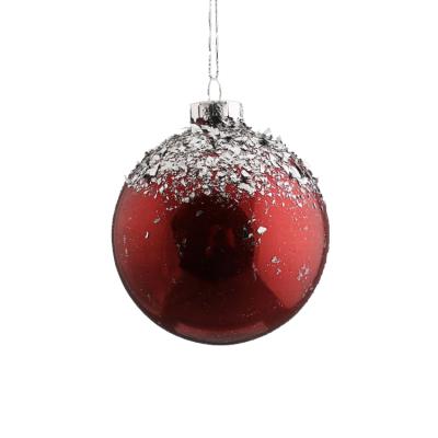 China China 2020 new design christmas red ball for christmas tree decoration for sale