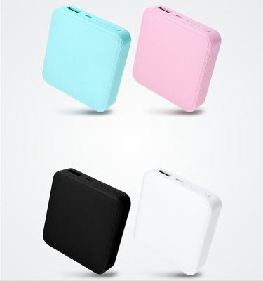 China Hot Sale Power Bank Power Bank Portable Colorful 8000 Mah Leather Power Bank for sale