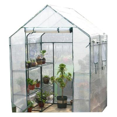 China Metal House Family Plant Flower Greenhouse Garden Greenhouse PE Insulation Cover for sale