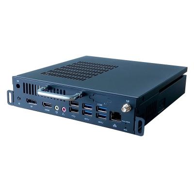 China Customized Embedded Pc X86 Ipc 12V Server I3 I5 I7 CPU Linux Fan Small Factor Ops Computer for sale