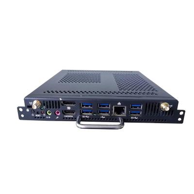 China Cheap Ops Computer Industrial Gpio Dual Display I 3 I 5 I 7 Fan 4Gb 128Gb Ram Industrial Small Pc for sale