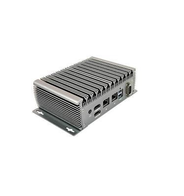 China Embedded Minipc Computer In-Tel I3 I5 I7 Processors 1 Com 4 Usb Support Ir 8Th Gen Industrial Mini Fanless Pc for sale