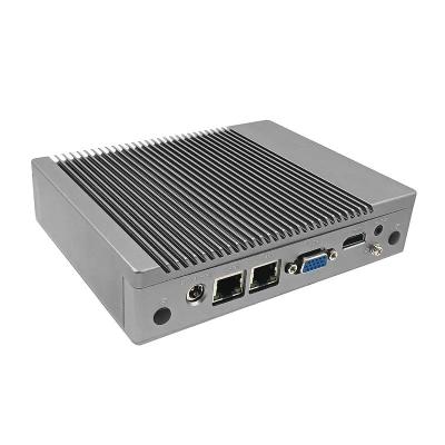 China Nuc J1900 Quad Core Micro Computer Host Supports Sim 4G Module Wide Temperature Voltage Win 10 11 Fanless Industrial Mini Pc for sale