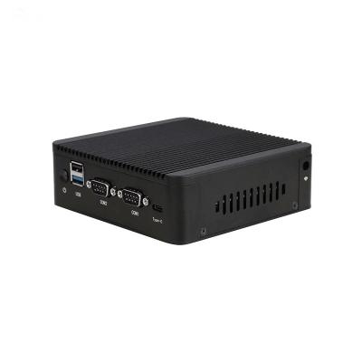 China Fanless Barebone Smart Computer Box with Intel J4125 Quad Core Processor and Private Mold for sale