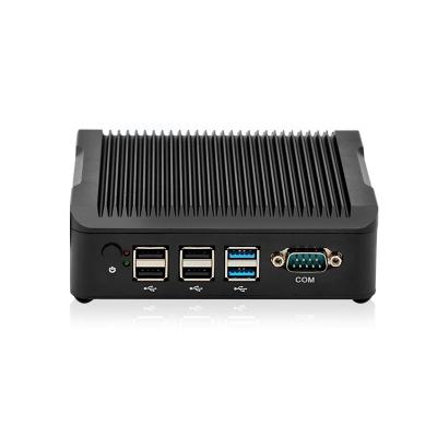 China Fanless Industrial Computer with Competitive Intel Celeron Processor Quad Core Mini PC for sale