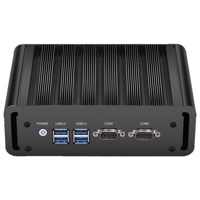 China Hua-Wei Mini Pc N2840 Cel-eron J4125 Processor Onboard Core Fanless Dual Lan X86 Computer for sale