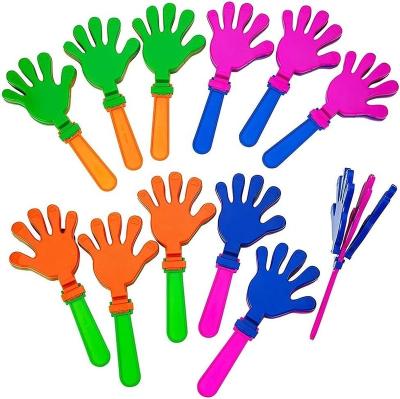 China Noisy Maker Hand Clappers Noisemakers Assorted Plastic for Sports, Parties and Concerts Party Favors for Boys and Girls 7.5 Inch Custom Logo for sale