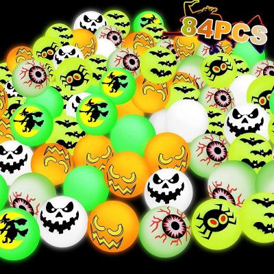 China Sports Toy Glow in The Dark Halloween Bouncing Ball 1.25 Inch High Bounce Balls for Kids Glowing Party Favors for Boys and Girls for sale