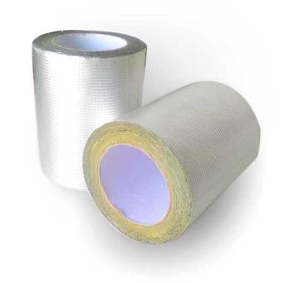 China Modern High Sticky Aluminum Foil Strong Butyl Rubber Tape Waterproof For Insulated Glass for sale