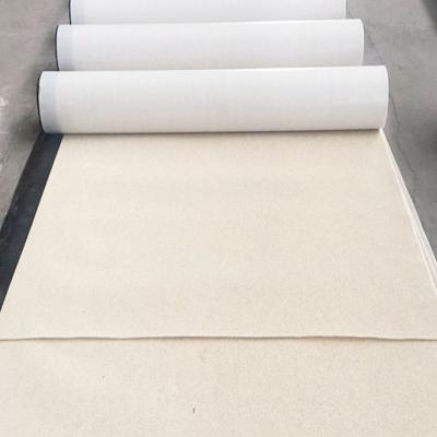 China Non-asphalt base strong self adhesive HDPE waterproof membrane with sand for basement slab waterproofing for sale