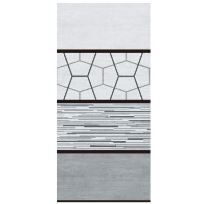 China Glazed Metallic Bathroom Tiles Unique Design Anti - Slip Modern Light Gray Tiles / Rustic Tile Matte Surface for sale