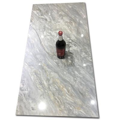 China Zibo Factory 600X600,600X1200MM Polished Ceramic Tile Europe Large Size Stone Wall Bathroom Marble Floor Tile for sale