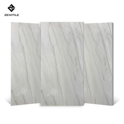 China Europe Sand Marble Stone Large Series Gold Bathroom Floor Tiles Luxury Full Glazed Polished Shatterproof Venue Floor Tile for sale