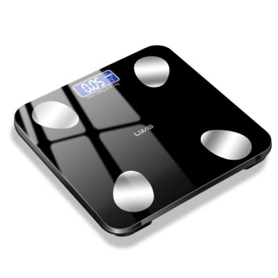 China WITH LID Body Fat Scale Smart Health Digital App Enabled Bathroom Body Scale for sale