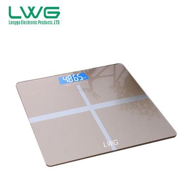 China WITH LID Bathroom Personal Body Weight Scales Electronic Digital Glass Scale for sale