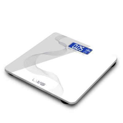 China WITH COVER new type electronic digital tempered glass weight bathroom body weight scale for sale