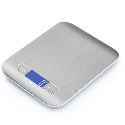 China With Tray Food Scale Digital Stainless Steel 5kg Division OEM Battery Kitchen Scale for sale