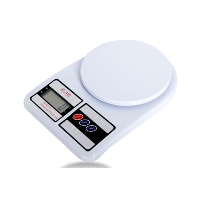 China With Scale Tray Gift Food Scale Tare Function LCD Display 5kg 1g Anti Slip Electronic Digital Kitchen Scale for sale