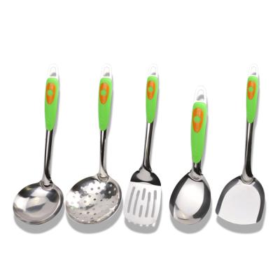 China 6 Pieces Durable High Quality Stainless Steel Plastic Handle Cooking Kitchen Cookware for sale