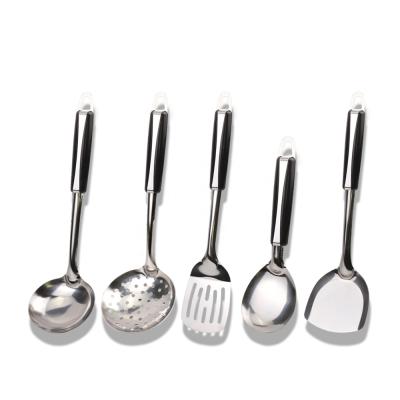 China Stocked High Quality 6 Pieces Of Stainless Steel Plastic Handle Cooking Kitchen Cookware Set for sale